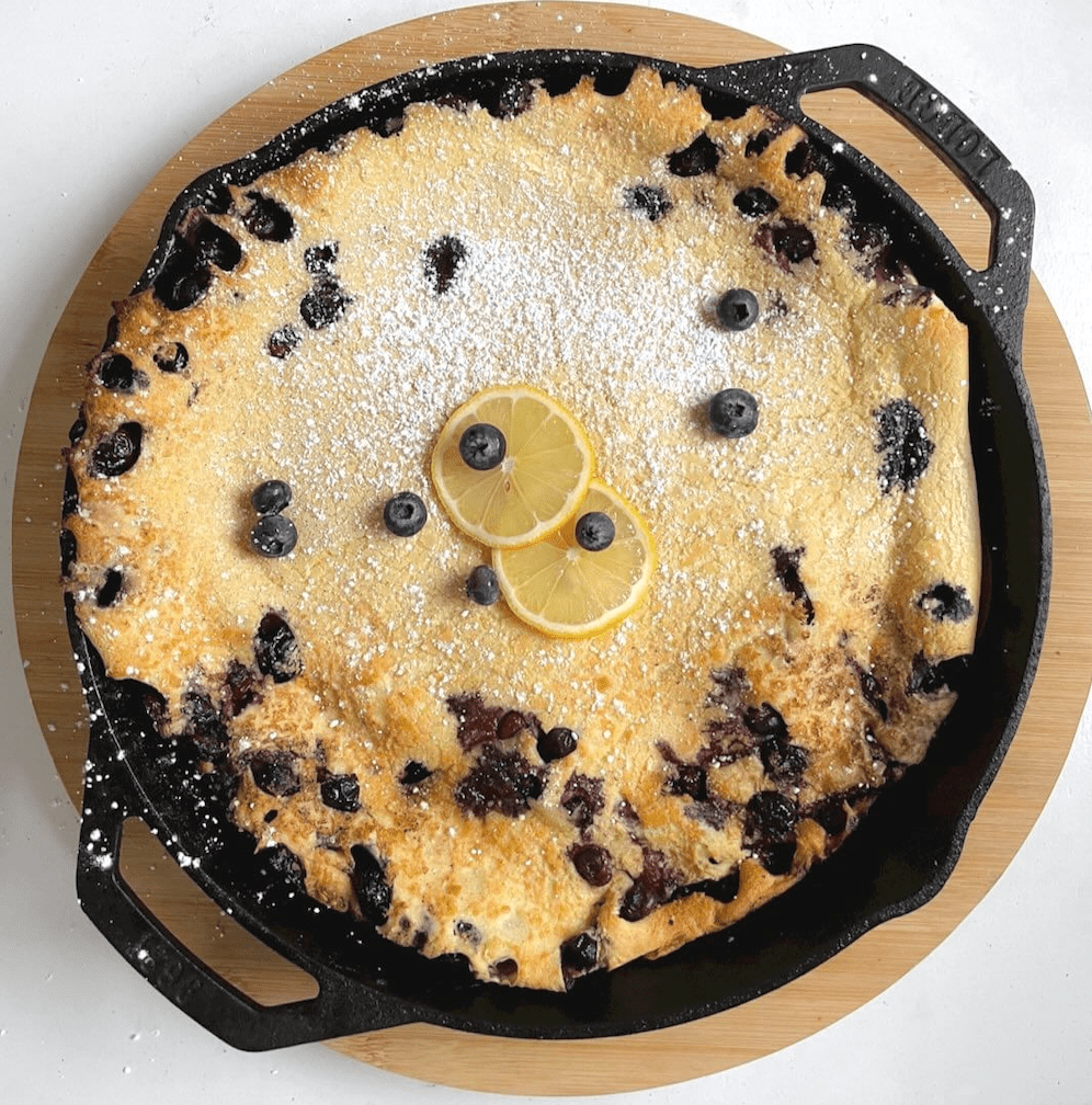 LEMON BLUEBERRY DUTCH BABY