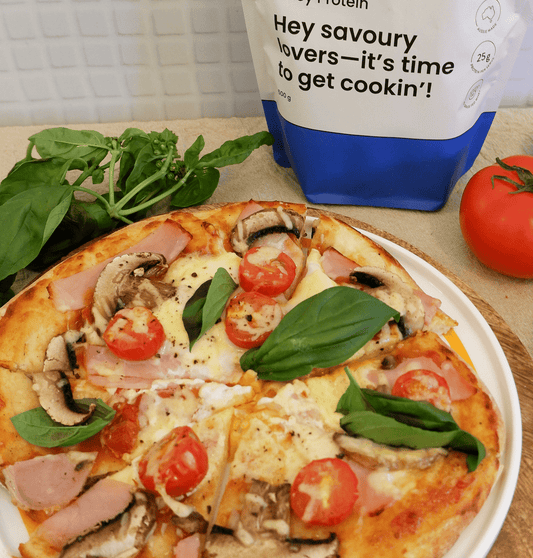 HIGH PROTEIN BREAKFAST PIZZA