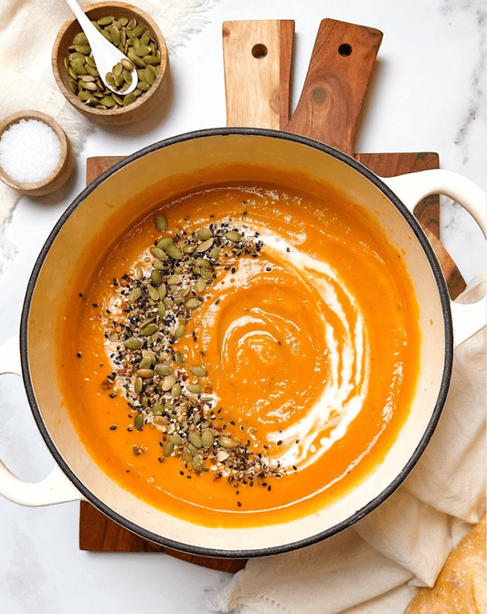 HIGH PROTEIN PUMPKIN SOUP