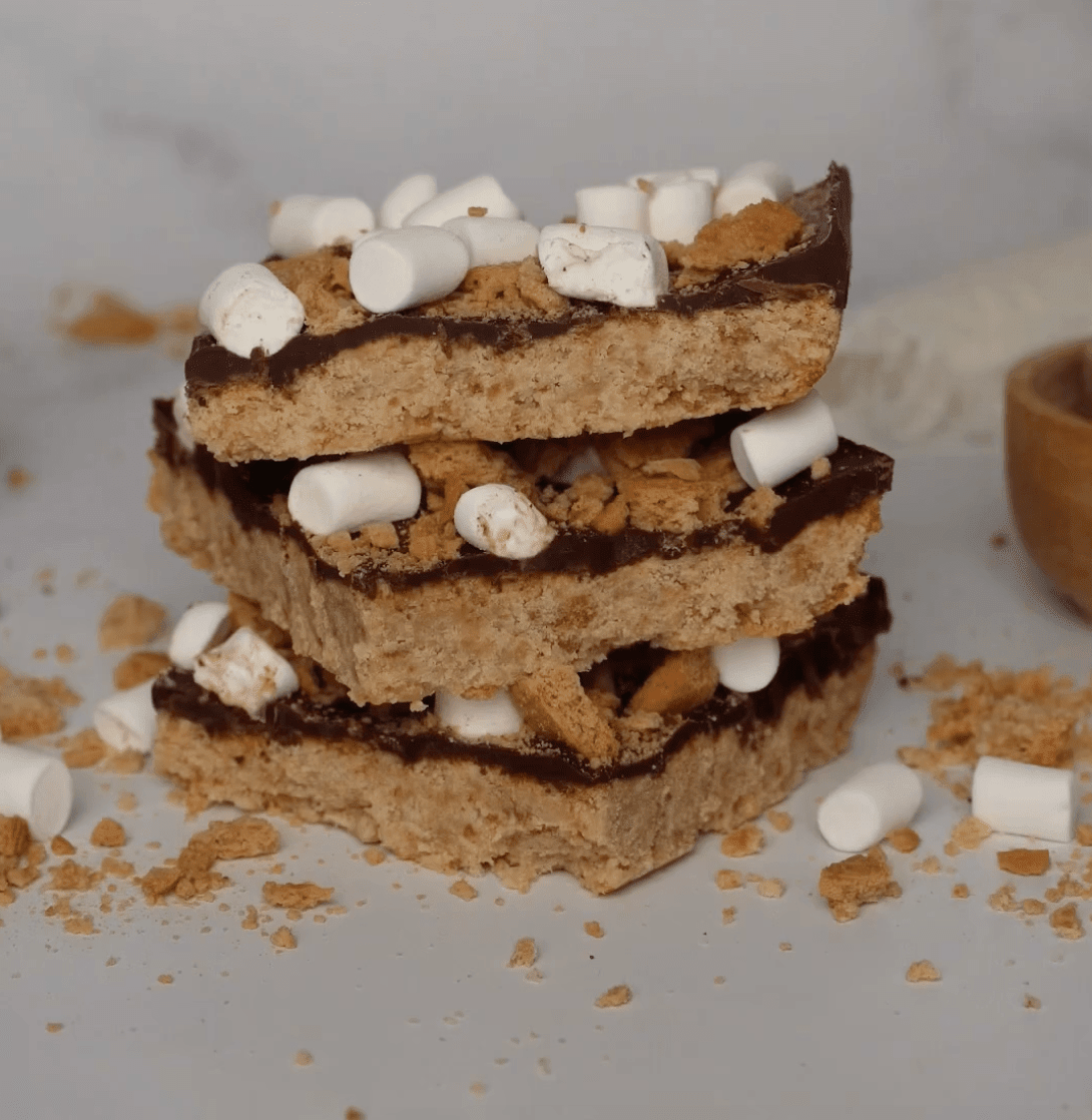 PROTEIN FILLED S'MORES BARS