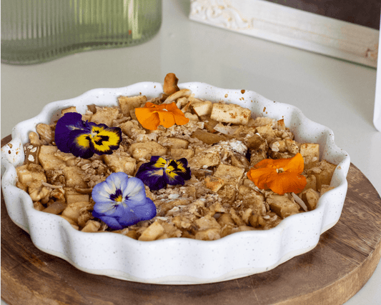QUICK OAT PROTEIN APPLE CRUMBLE
