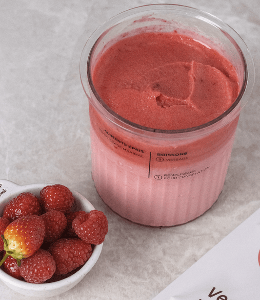 Sour Berry & Lychee Protein Sorbet