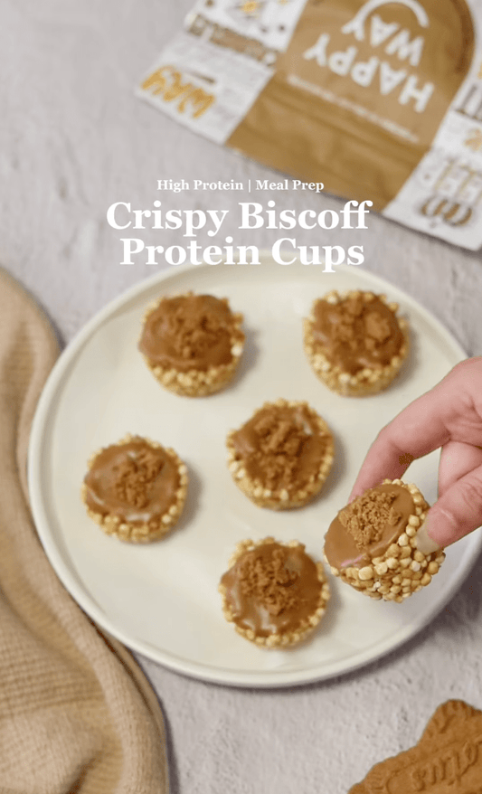 CRISPY BISCOFF PROTEIN CUPS