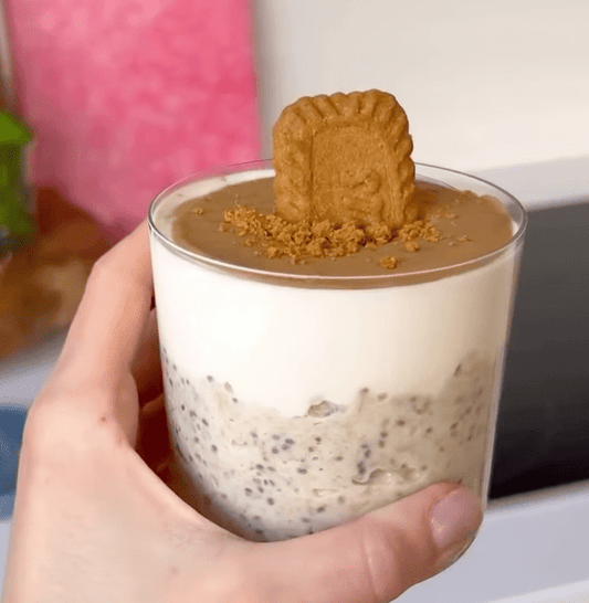 WHITE CHOC CARAMEL OVERNIGHT OATS