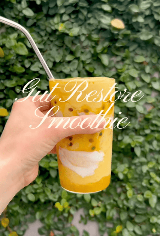TROPICAL MANGO AND PASSIONFRUIT SMOOTHIE