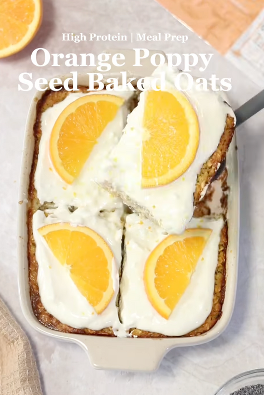 ORANGE & POPPYSEED BAKED OATS