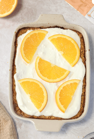 ORANGE & POPPYSEED BAKED OATS