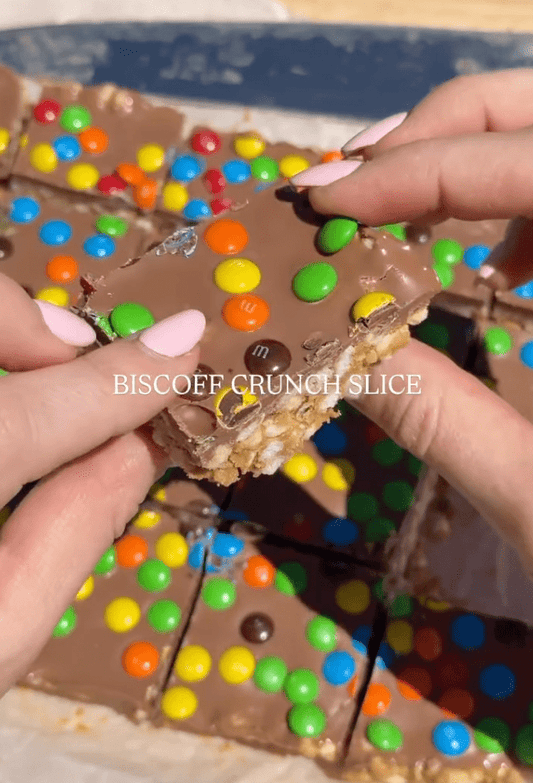 BISCOFF M&M CRUNCH SLICE