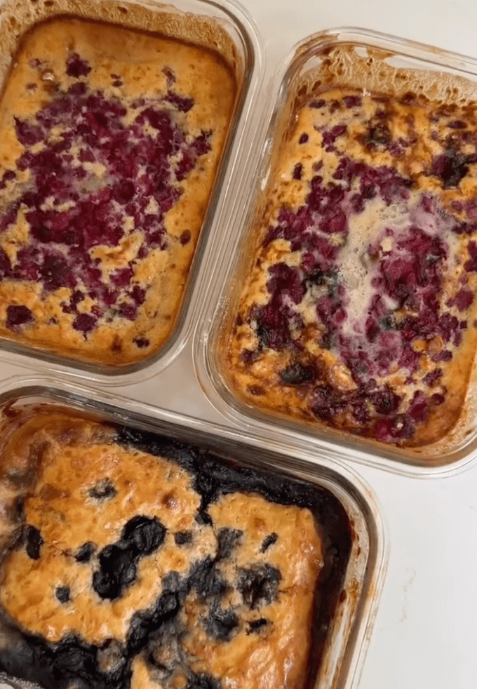 MEAL PREP PANCAKE BOWLS