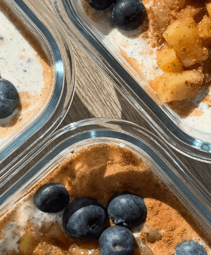 STEWED APPLE OVERNIGHT OATS