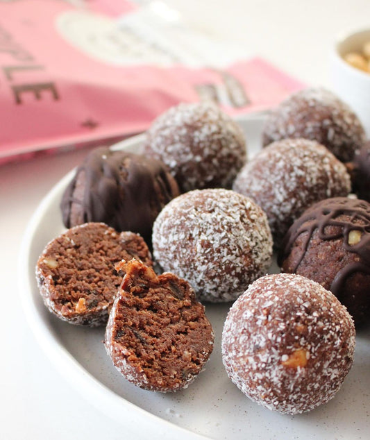 CHOC HAZELNUT PROTEIN BALLS