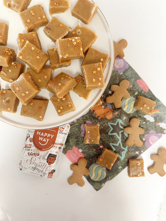 CARAMEL FUDGE WITH GINGERBREAD