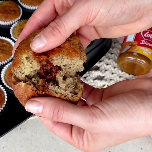BANANA & BISCOFF MUFFINS