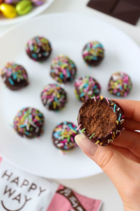 DOUBLE CHOC PROTEIN BALLS
