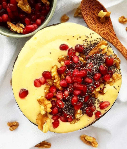 MANGO & BANANA PROTEIN SMOOTHIE BOWL