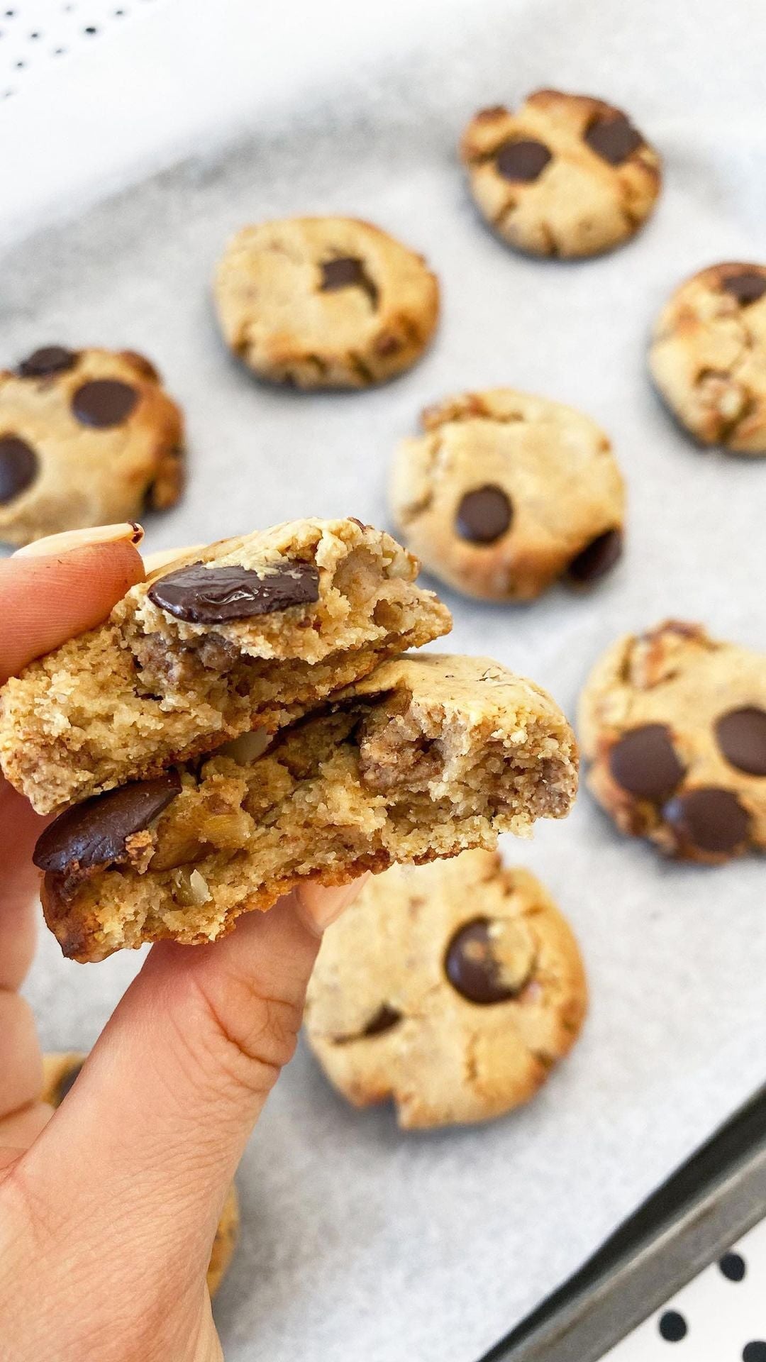 CHOC WALNUT PROTEIN VEGAN COOKIES