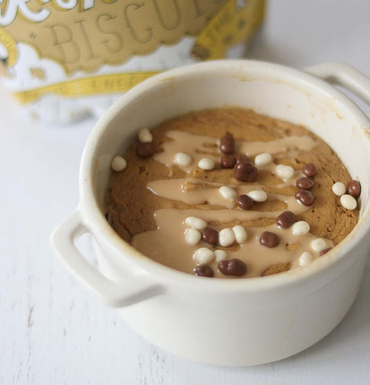 CARAMEL PROTEIN MUG CAKE