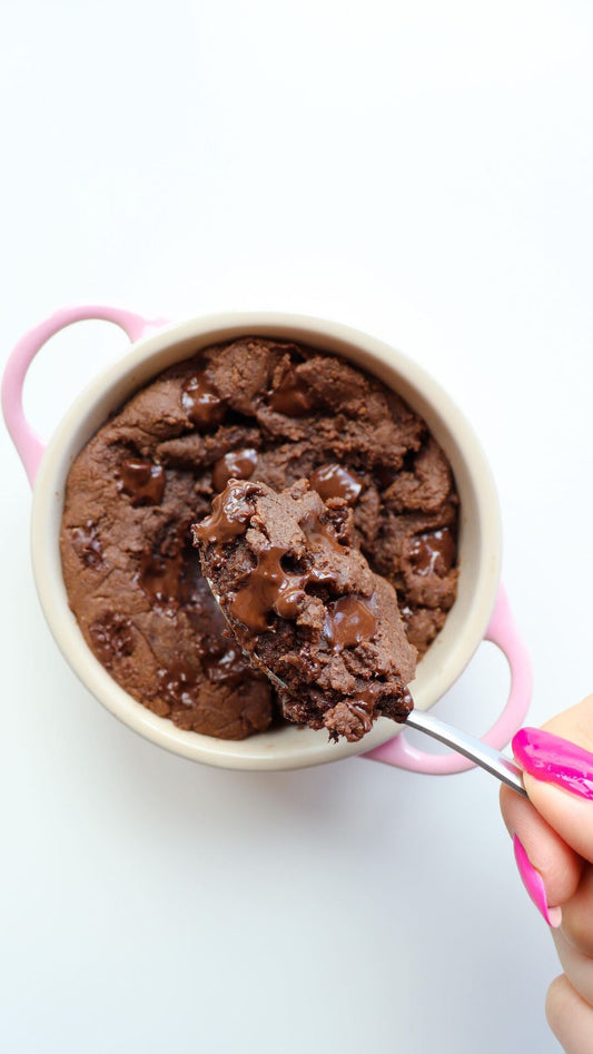 PROTEIN BROWNIE COOKIE IN A MUG