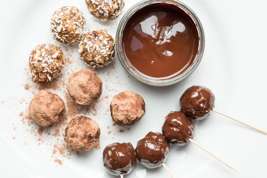 CHOC PEANUT PROTEIN BALLS