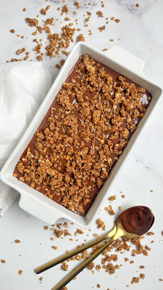 DOUBLE CHOCOLATE OAT BARS