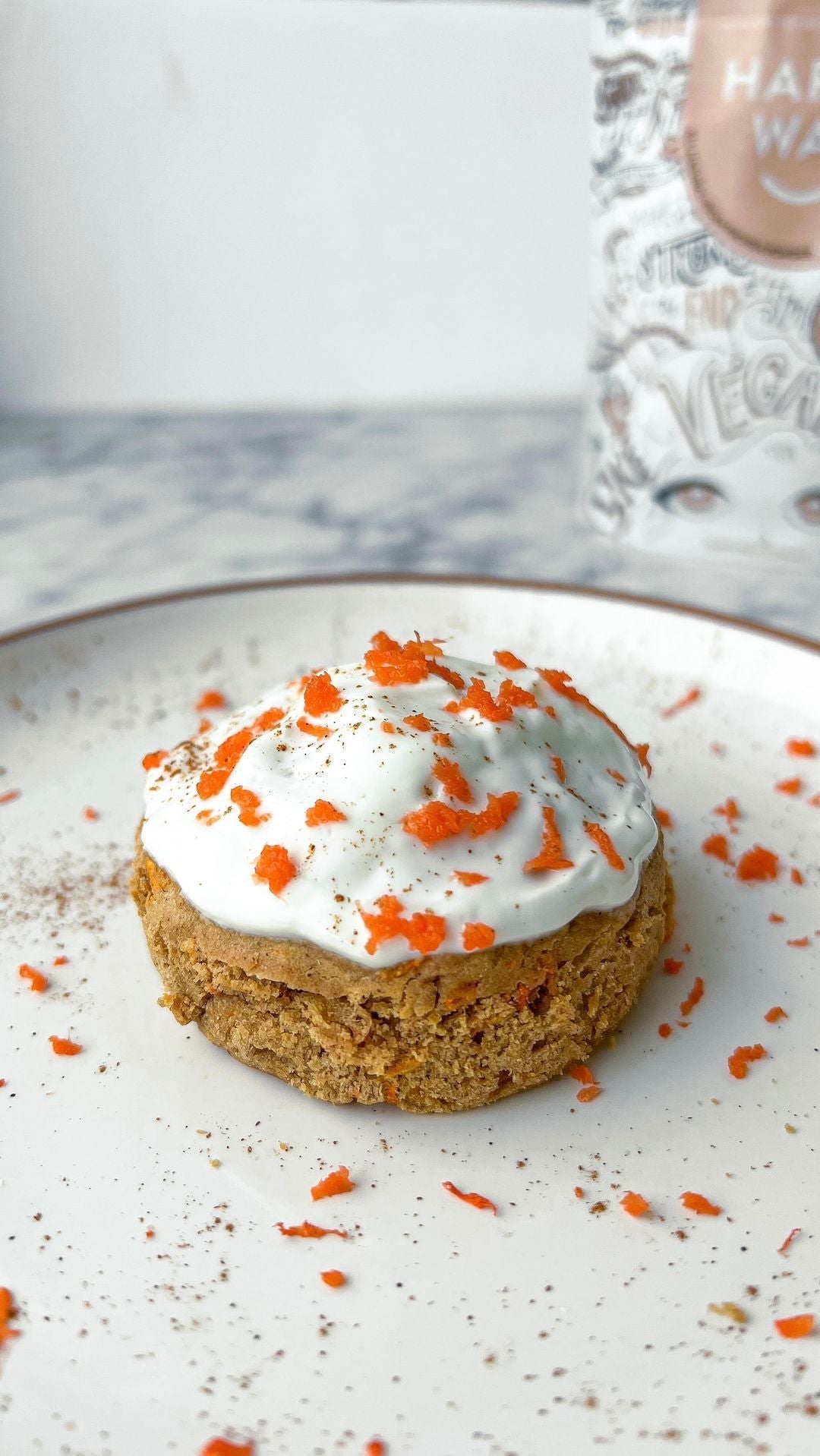 SINGLE SERVE CARROT CAKE