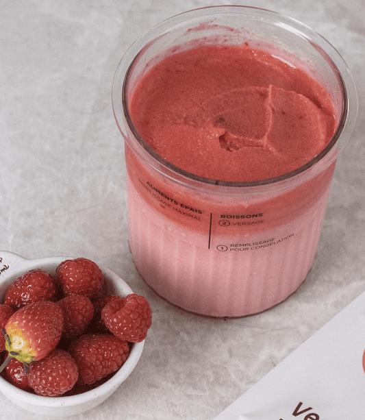 Sour Berry & Lychee Protein Sorbet
