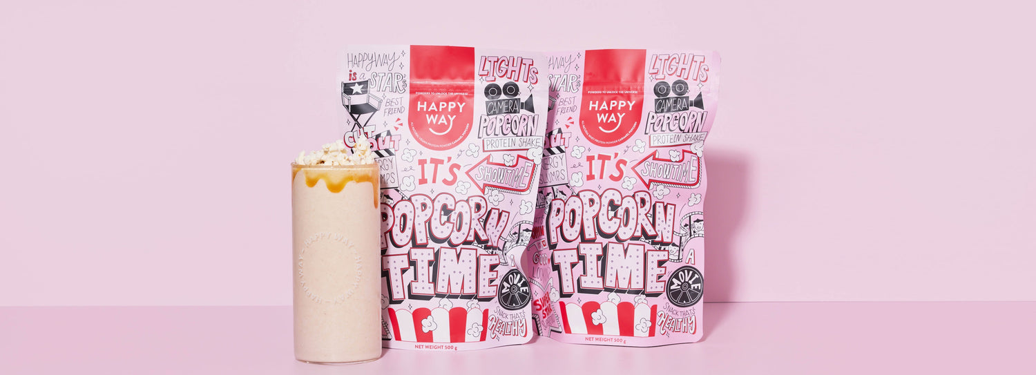 Caramel popcorn protein