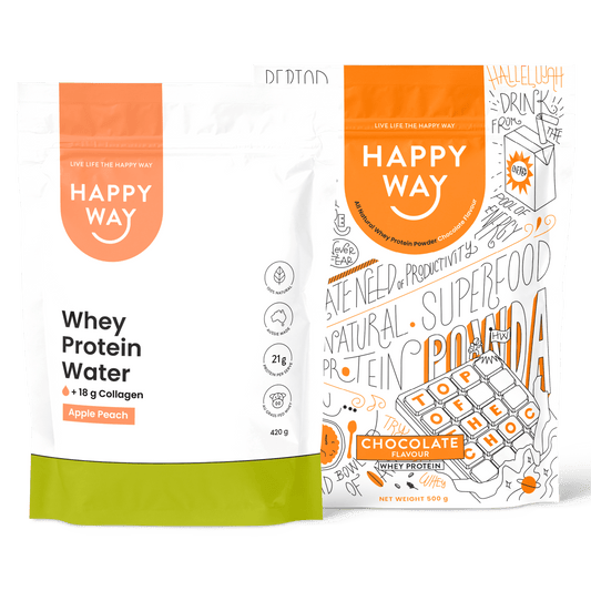 Chocolate Whey 500g + Apple Peach Whey Protein Water 420g