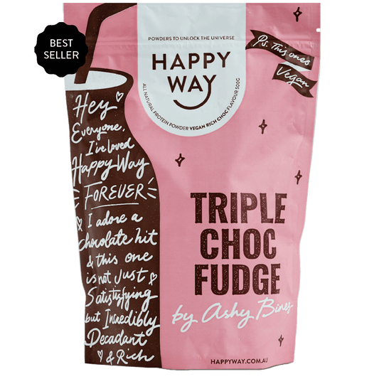 Ashy Bines Triple Choc Fudge Vegan Protein Powder 500g
