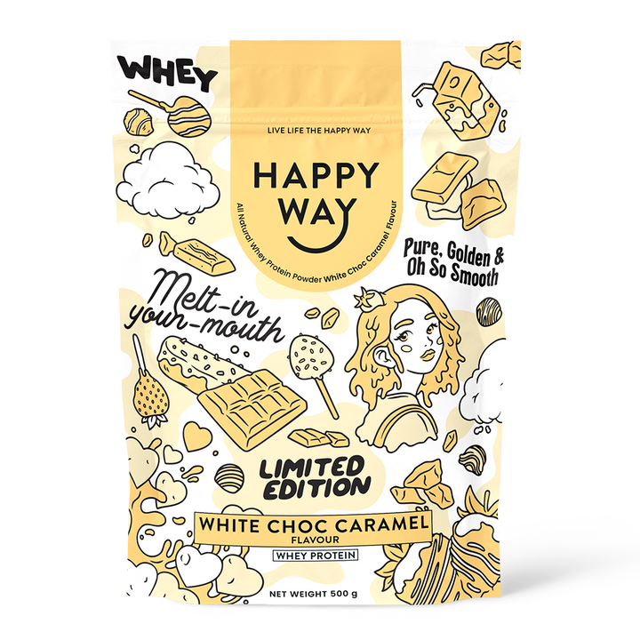 White Choc Caramel Whey Protein