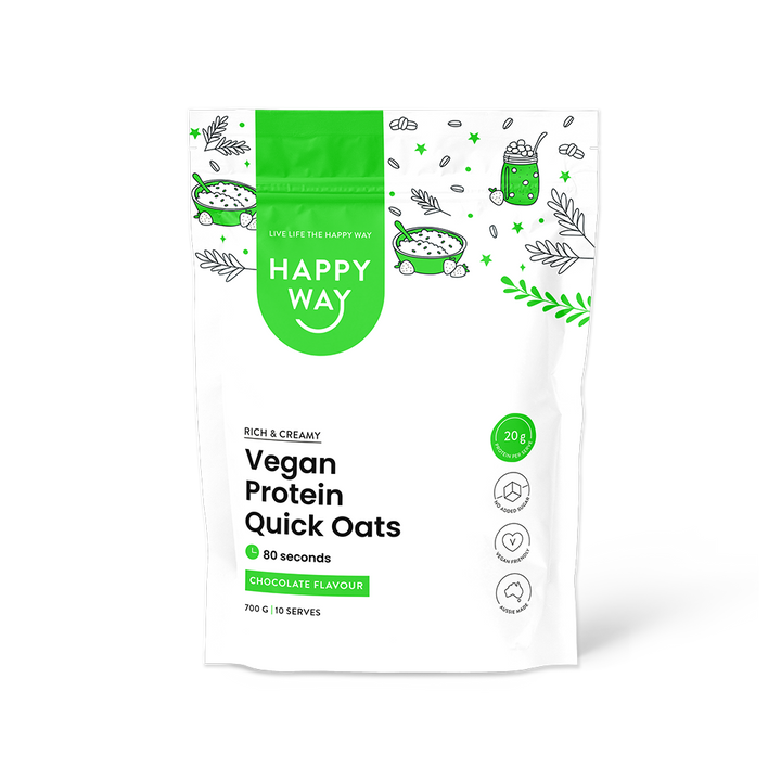 Choc Pea Princess Vegan  Quick Oats