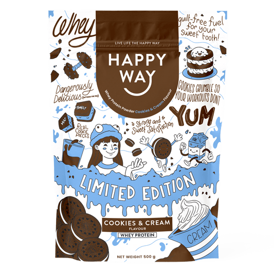 Cookies & Cream Whey Protein Powder 500g