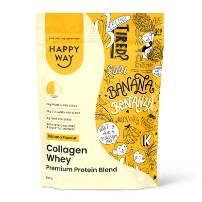 Banana Collagen Whey Protein Powder 500g