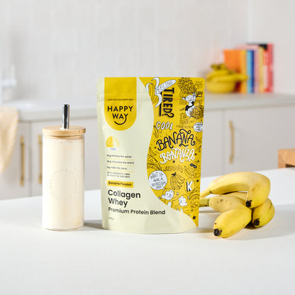 Banana Collagen Whey Protein Powder 500g