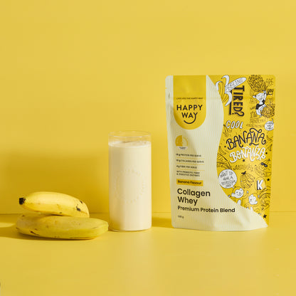Banana Collagen Whey Protein Powder 500g