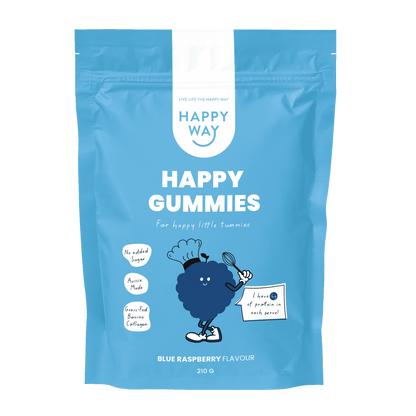 Blue Raspberry Flavour Happy Gummies Mix 210g