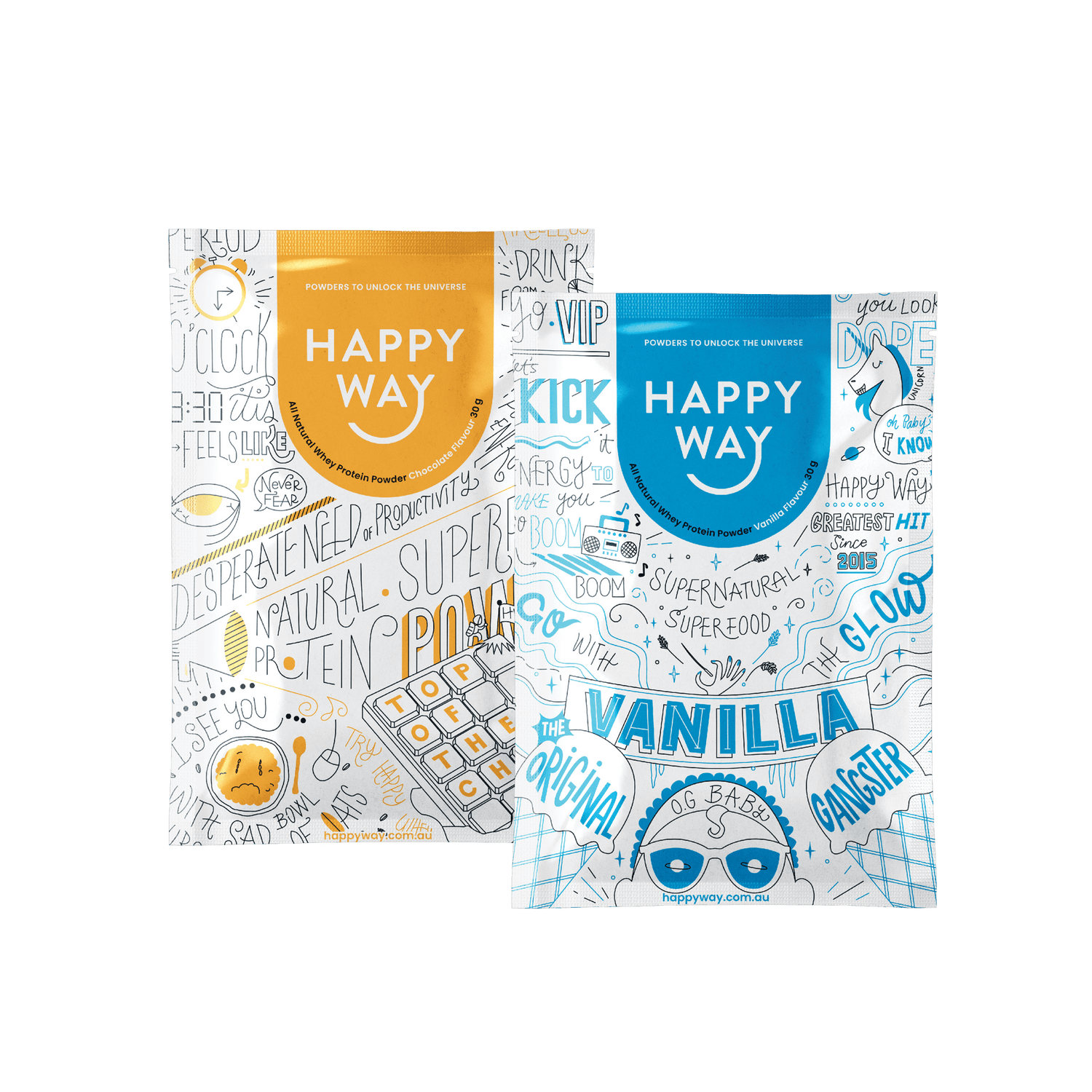 Vanilla & Choc Sample Pack Bundle 30g