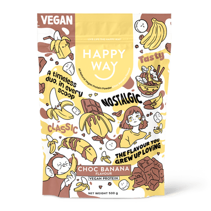 Choc Banana Vegan Protein Powder 500g