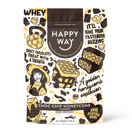 Choc Chip Honeycomb Whey Protein Powder 500g