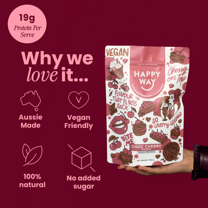 Choc Cherry Vegan Protein Powder 500g