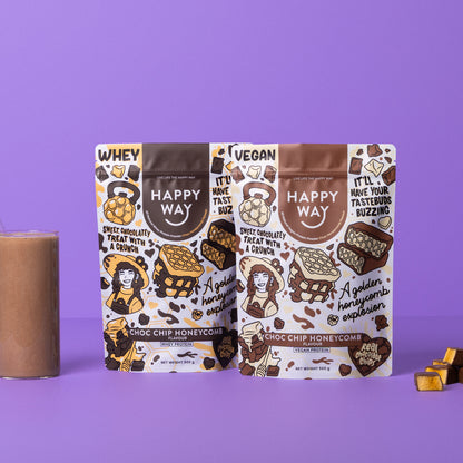 Choc Chip Honeycomb Whey Protein Powder 500g