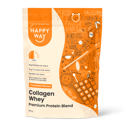 Chocolate Collagen Whey Protein Powder 500g
