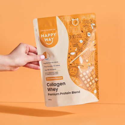 Chocolate Collagen Whey Protein Powder 500g
