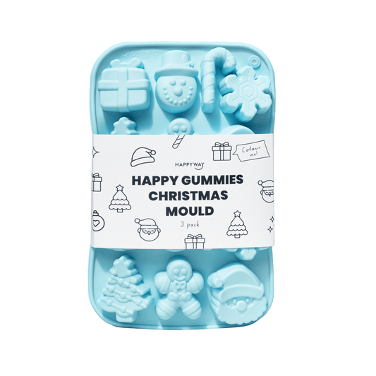 Happy Gummies Christmas Mould - 3 pack
