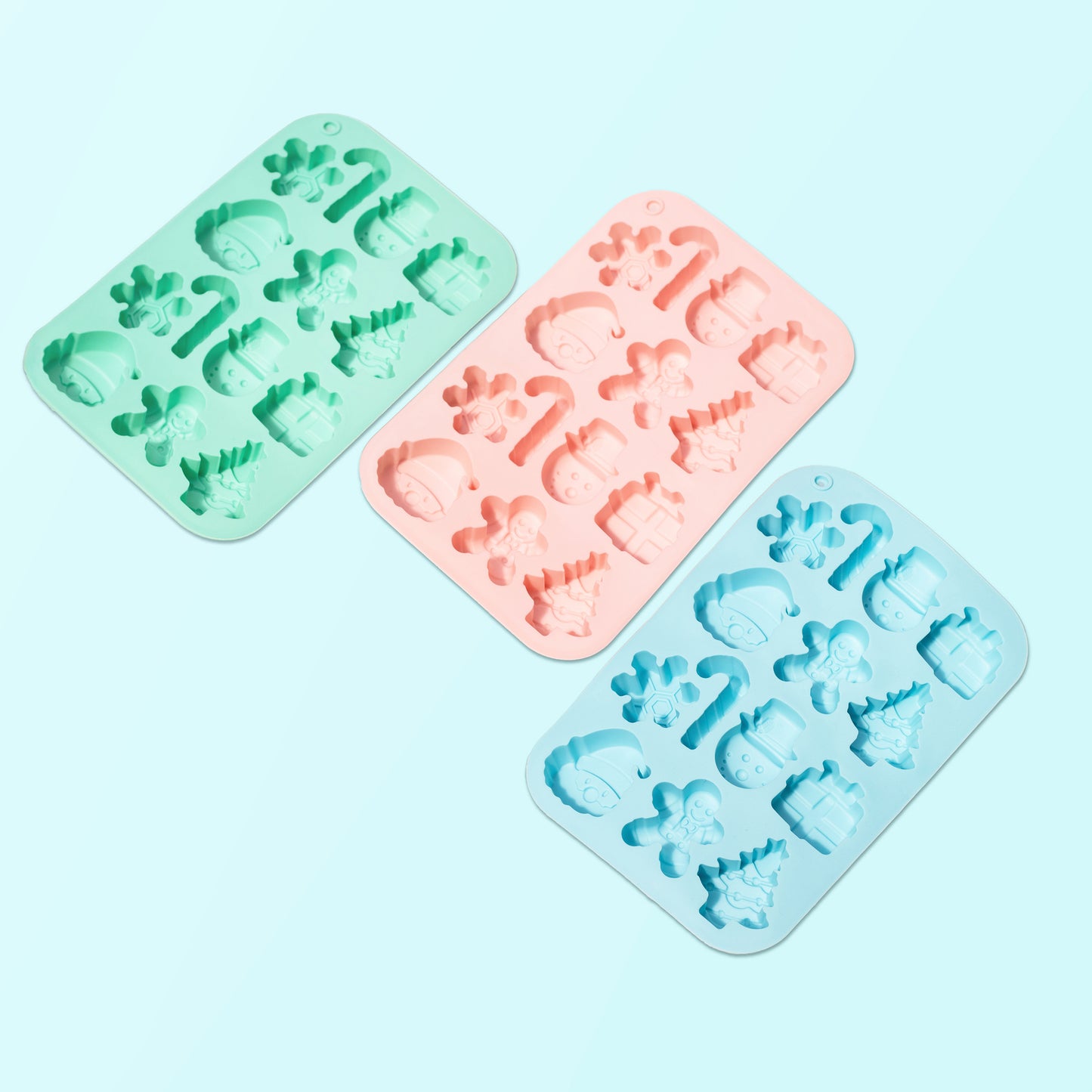 Happy Gummies Christmas Mould - 3 pack