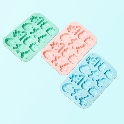 Happy Gummies Christmas Mould - 3 pack