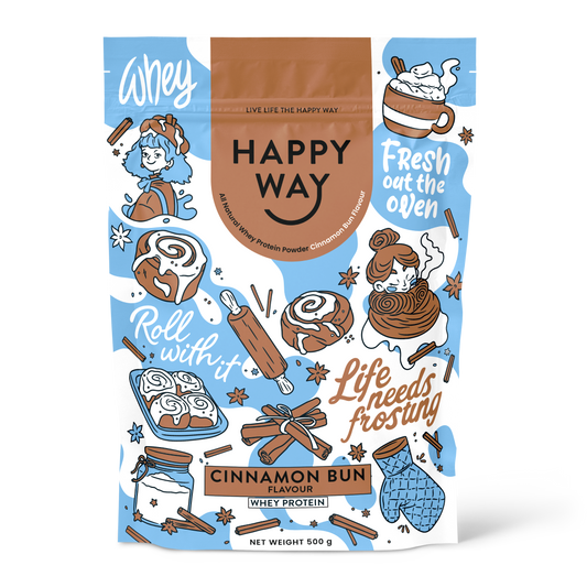 Cinnamon Bun Whey Protein Powder 500g