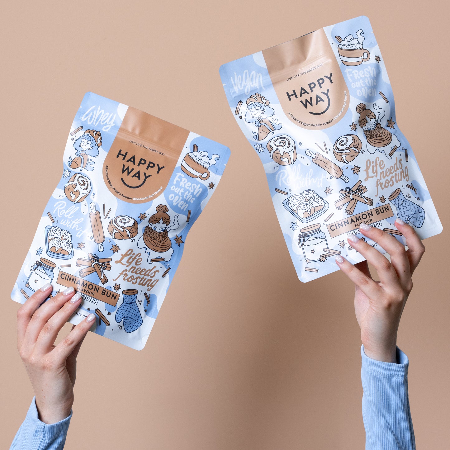 Cinnamon Bun Vegan Protein Powder 500g