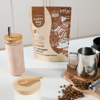 Coffee Collagen Whey Protein Powder 500g