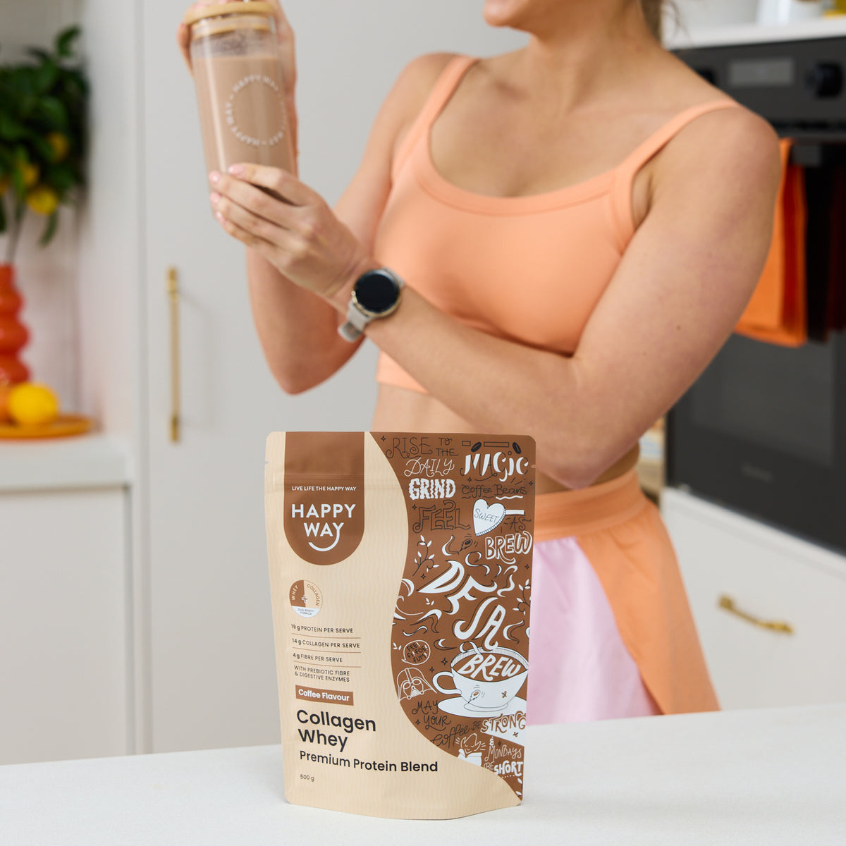 Coffee Collagen Whey Protein Powder 500g